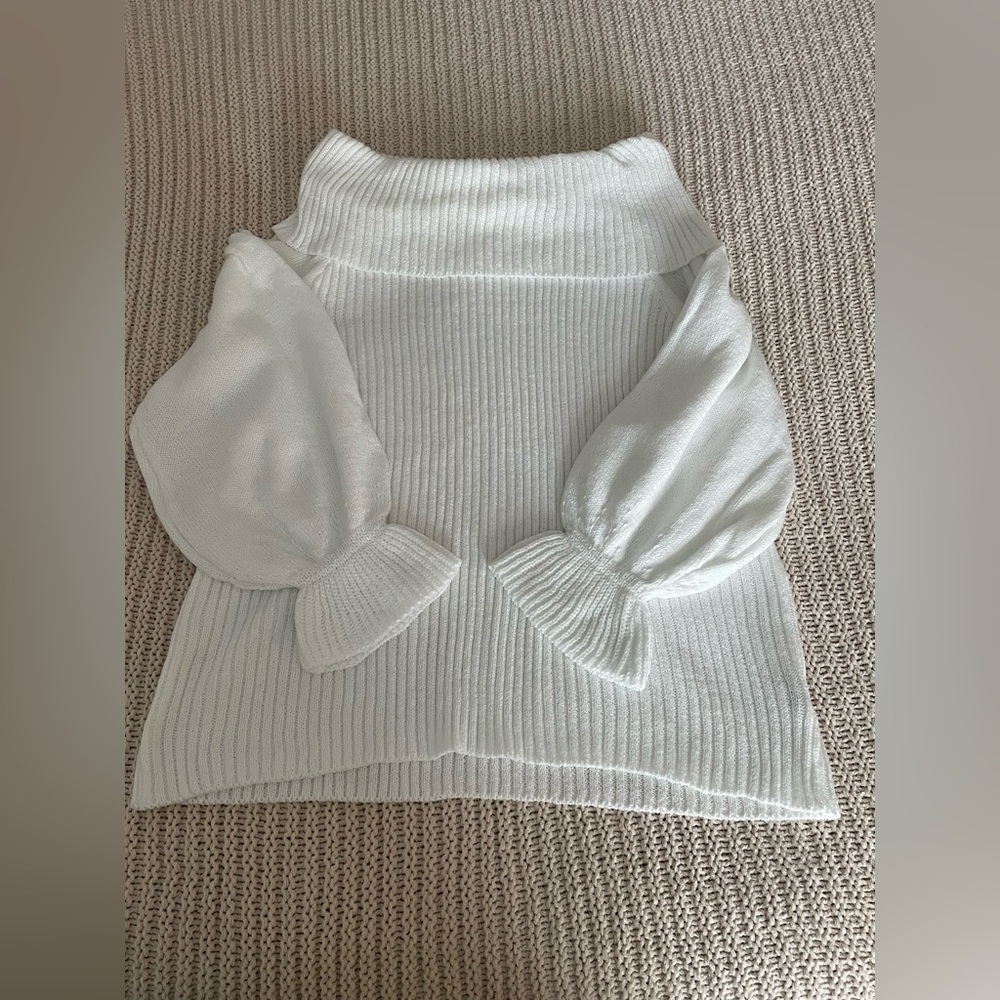 NWOT SHEIN Curve Elegant White Women's Sweater